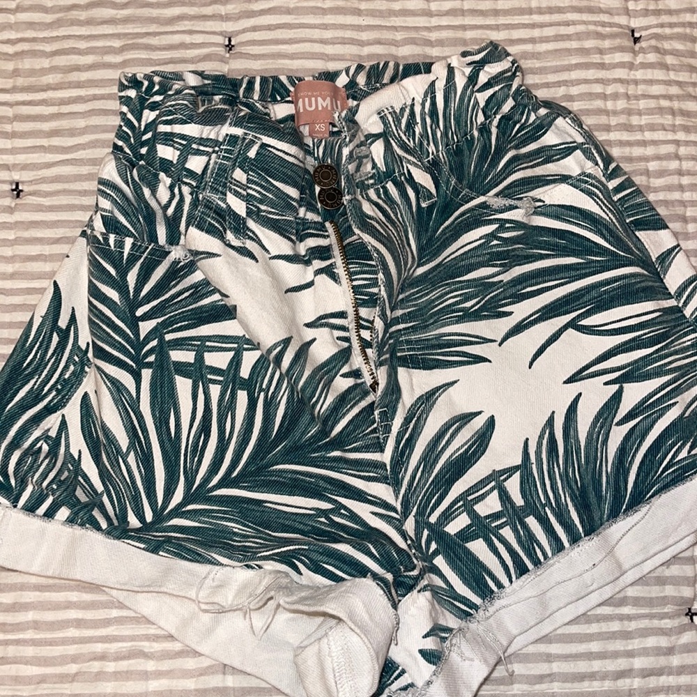 Show Me Your Mumu Emilia Shorts Oasis Palm